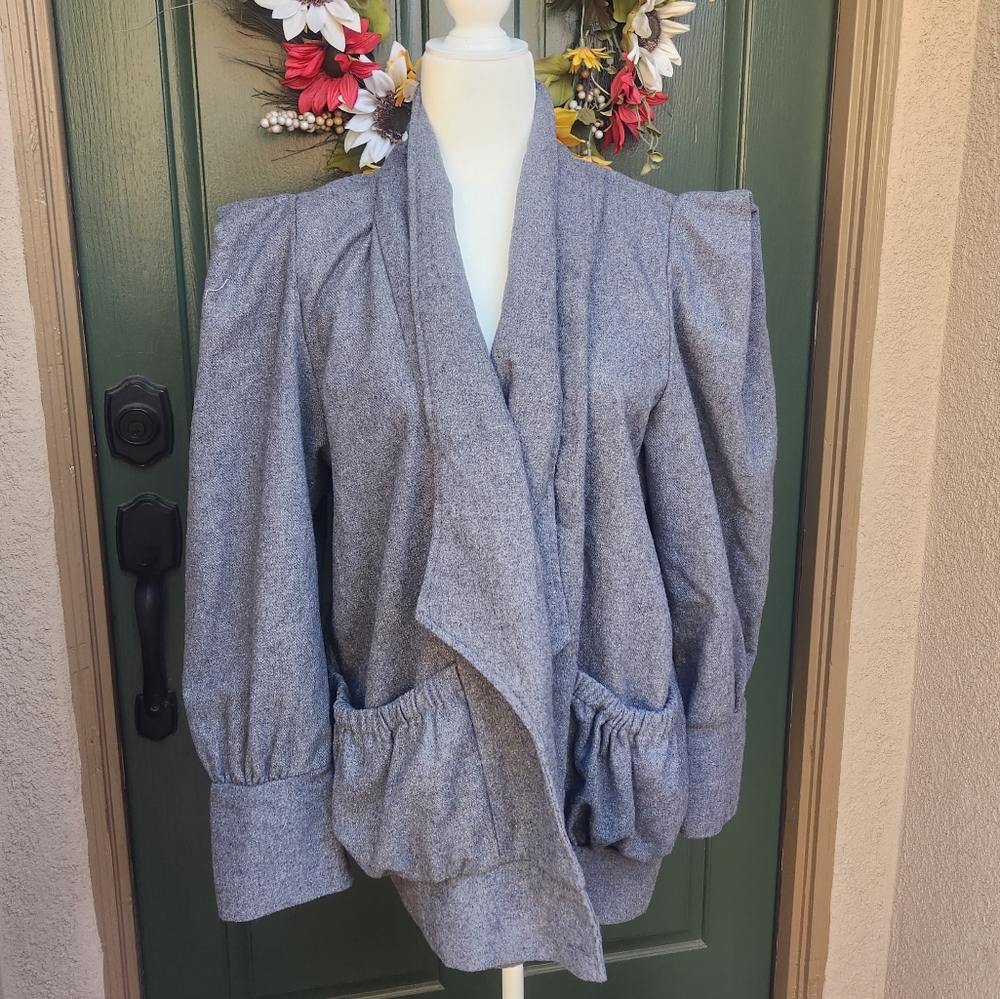 Vintage Jacket Made in USA Wool Blend